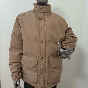 Camp 7 Men's Vintage Tan Down Puffer Jacket